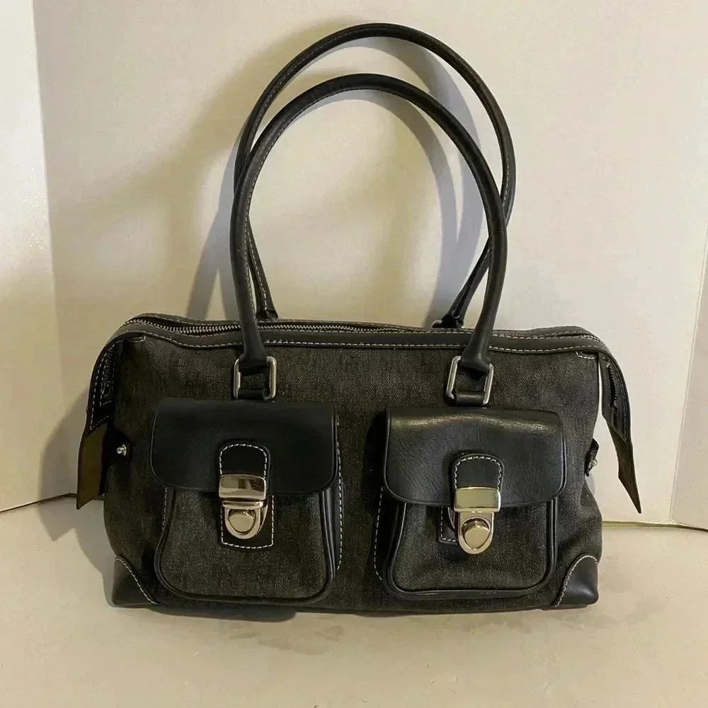 Dooney & Bourke DB signature print canvas bag